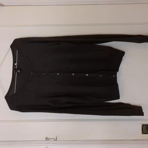 *3/$25 Dark grey H&M Basic scoop neck cardigan